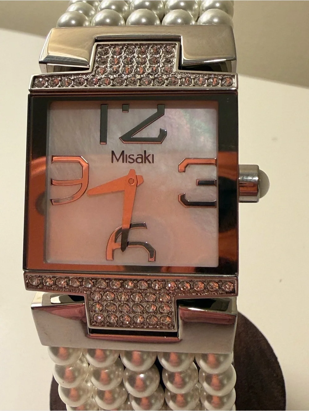 NEW Misaki Monte Carlo Pearl Bracelet Watch – Mother of Pearl Dial